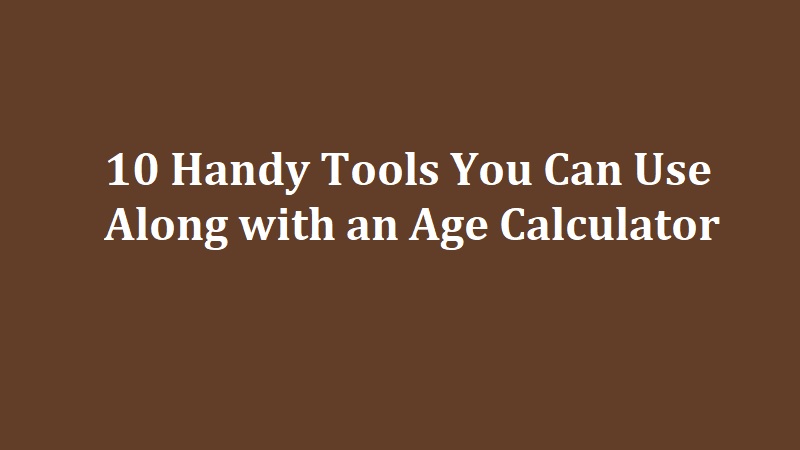 Age Related Tools