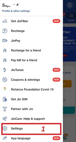 activate jio dnd service using MyJio