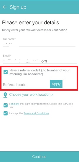 Jio pos lite referral code