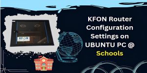 KFON router configuration settings on UBUNTU